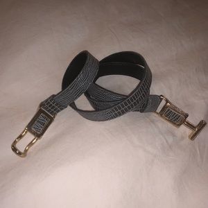 3 for $10 Grey and white snakeskin design belt